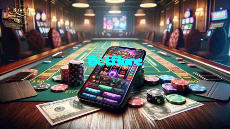 Betflare casino presented on mobile device in Pakistan with slots and live games